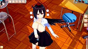 touhou aya tit massage 3d anime