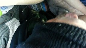 i give intense blowjob in car during work, feeling so aroused