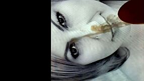 Hungarian milf delivers homemade facial cumshot