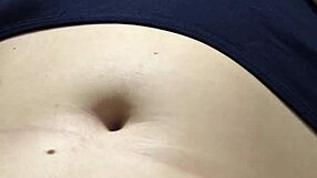 Curious girls fingering wet pussy under panties at home