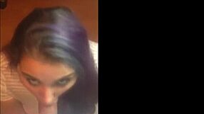 she gives a super blowjob with cumshot