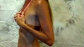 Athletic Milf Sofie Marie Strips Naked, Teasing Her Natural Tits