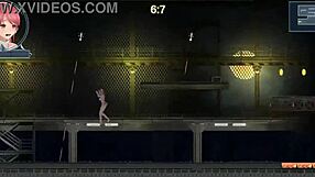 Redhead Girl Has Sex with Robot Man in Hentai Game