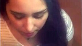 she gives a super blowjob with cumshot