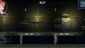 Redhead Girl Has Sex with Robot Man in Hentai Game