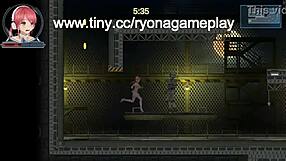 Redhead Girl Has Sex with Robot Man in Hentai Game