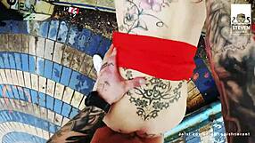 anal bitch julia exclusiv lets random guy fuck her ass in public outdoor spot with german milf vibes