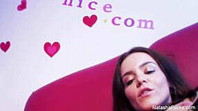 Natasha Nice Engages In Double Self Penetration With Toys And Dildos, Focusing On Her Ass And Pussy