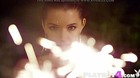 Brunette Model Rips Clothes To Reveal Amazing Big Boobs!