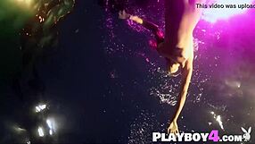 Brunette Model Rips Clothes To Reveal Amazing Big Boobs!