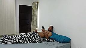 Awful housewife is Cumming at home and Moaning loudly while her stepson Gay fucks her from behind