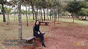 Brenda Carol Corrales teases a horny tourist with POV fucking and sucking