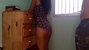 oh wow, latina babe without panties gets doggystyle quickie from stepbrother 😏