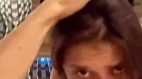 A big cocked guy comes into husband and wife’s home to enjoy a threesome with them