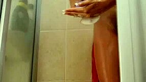 Hidden Camera On My Neighbor Karol Smith While She Bathes