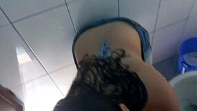 i get blowjob while friend waits outside bathroom, then to hotel for public sex