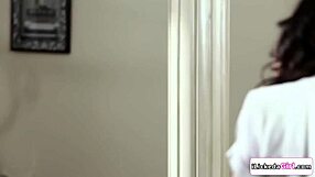 busty lesbian fingering and scissoring with hot blonde girlfriend in wild session.