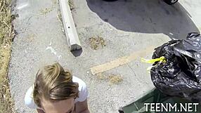 Want to see Brooke Wylde's natural tits while she sucks cock?