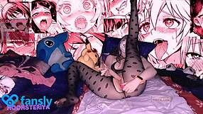 girl on webcam cumming hard with her anal toys