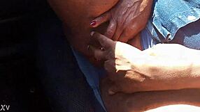 Hey, wanna watch this granny finger her pussy outdoors? 😏