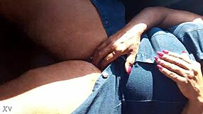 Hey, wanna watch this granny finger her pussy outdoors? 😏