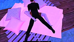 a warm cartoon moment in cold weather