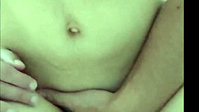 The married woman feels her lover's cum filling her ass with intense pleasure.