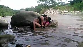 Latina's masturbation and cunnilingus