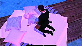 a warm cartoon moment in cold weather