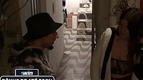 2 patricinhas lost in tabajara favela, rj, end up riding bandit cocks! 😜