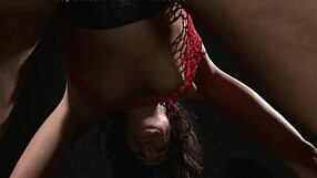 Euro slave bent over for rough domination and spanking