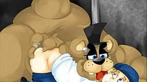 Monster cock and big tits Gay Fnaf compilation