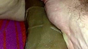 my girlfriend playing with a big dildo is so hot