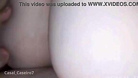 homemade couple in intimate homemade moment