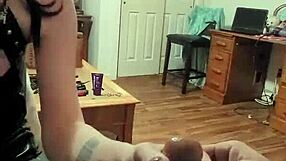 In this gay encounter, two men in lingerie indulge in oral pleasure with a massive cock, one acting as the slutty whore.