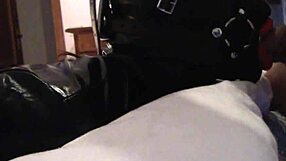 In this intense bondage video Laura takes on a monster cock