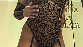 Wow! Mochalamulata's Sexy Lapdance in Black Stockings Teases Hard!