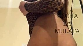 Wow! Mochalamulata's Sexy Lapdance in Black Stockings Teases Hard!