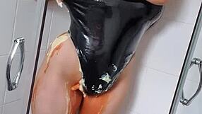 i sploshed with baked beans in a messy humiliation session