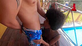 Vecino miron fucks latina with big ass in pool marco polo 14