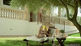 watch lysette lick sarah's pussy with toys?