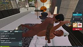 Mercedes Sucks Boss's Big Cock on Knees