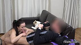 Seduced Czech Teen Nailed in POV!