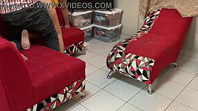 my peruvian stepsister cleans the house and i cant stop thinking about her big ass and solo desires.