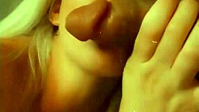 Cock worship session on Snapchat with horny step brother