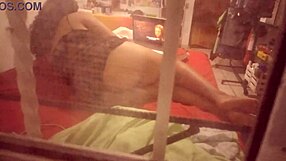 My Curvy Mexican Aunt Forgets To Close Curtains After Shower