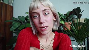 Ulula boldly fingers her tight butthole