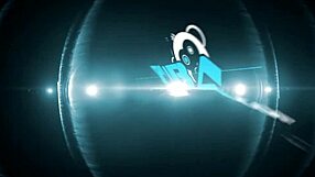 Skinny brunette babe nude in hotel lesbian three-way