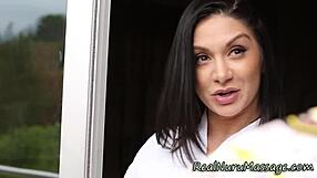 i get a sensual nuru massage from an asian babe with a monster cock