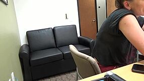 zelda's rough casting on sofa turns wild in first interview main scene!